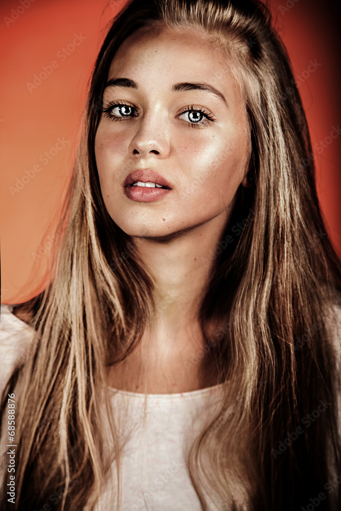 Fototapeta premium Teenage girl posing