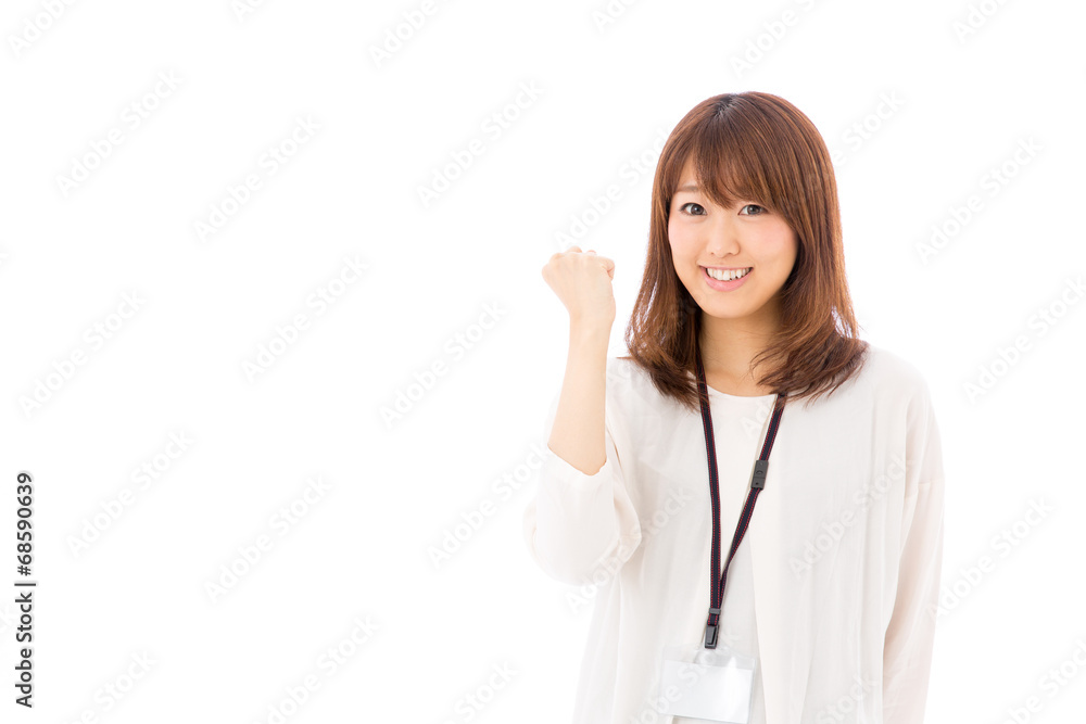asian businesswoman on white background asian businesswoman on white background