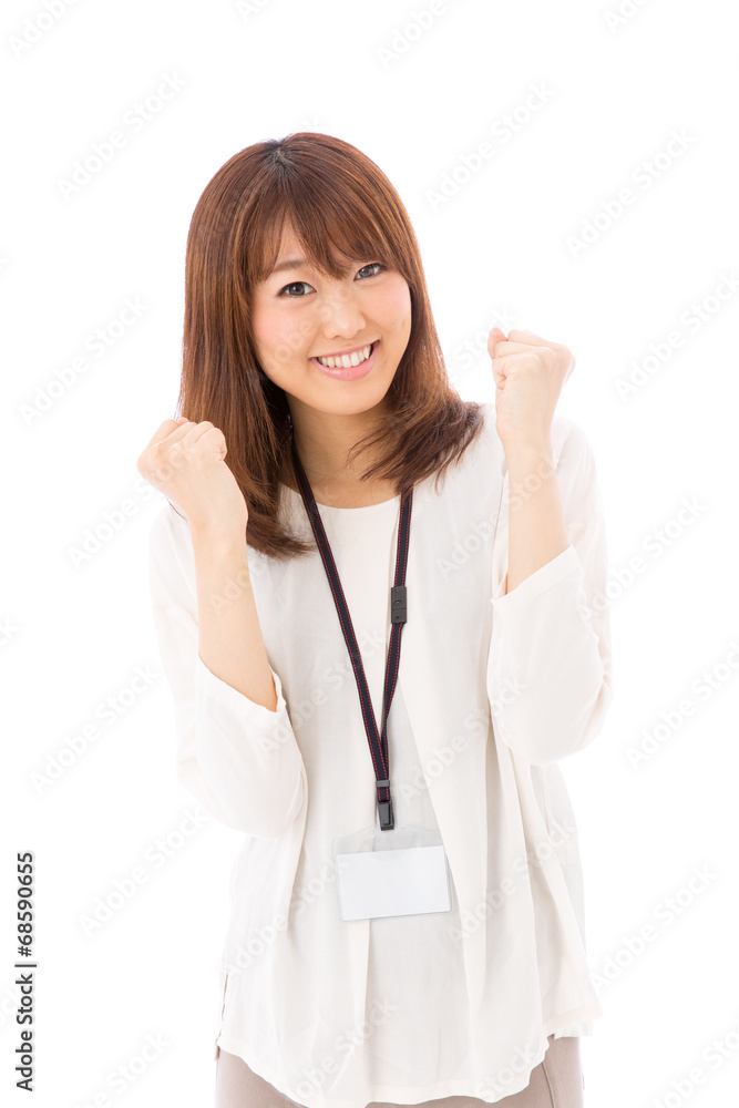asian businesswoman on white background asian businesswoman on white background