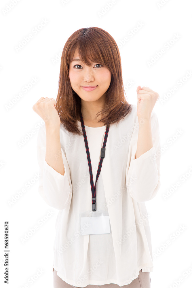 asian businesswoman on white background asian businesswoman on white background