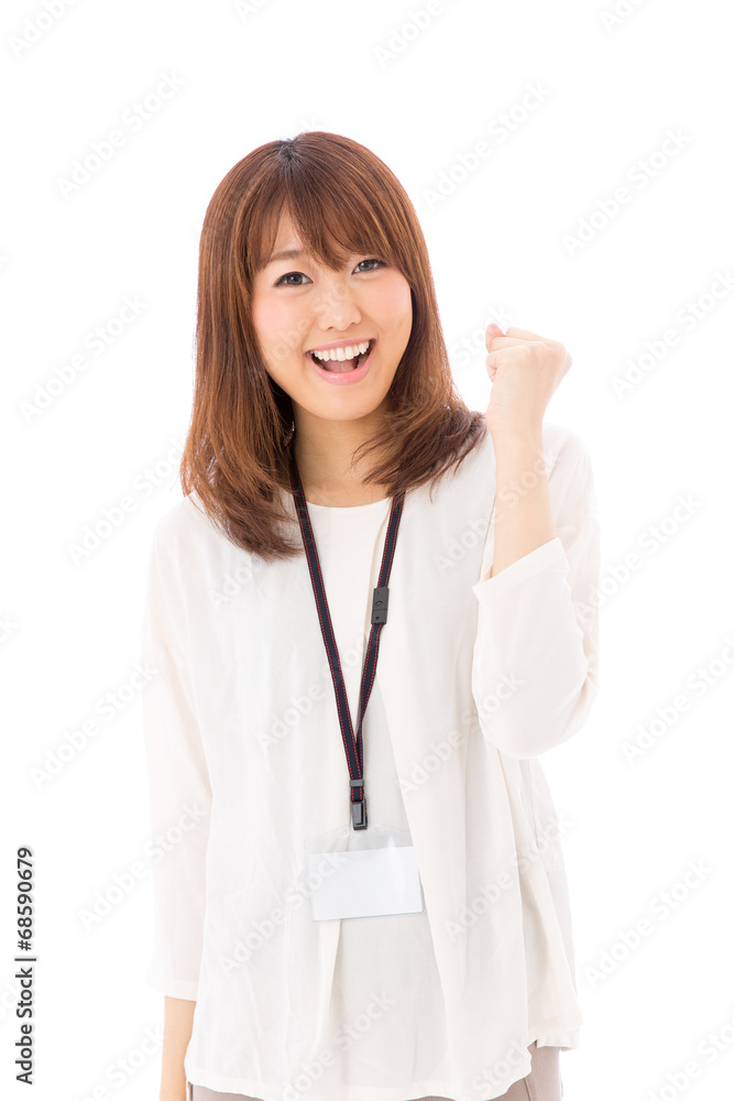 asian businesswoman on white background asian businesswoman on white background