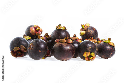 Mangosteen fruit isolated