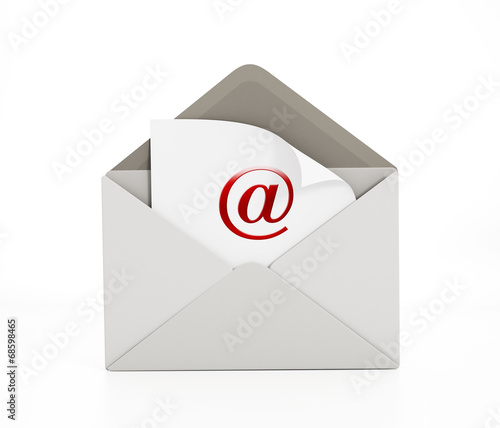 Enveloppe with e-mail icon