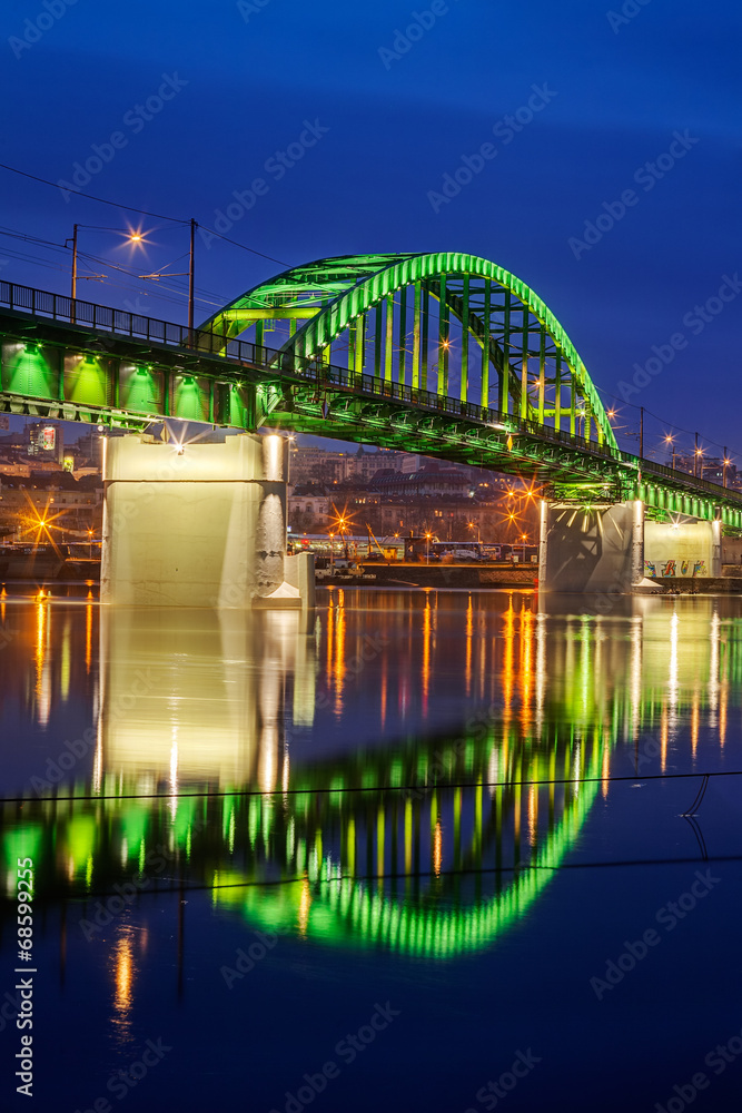 Fototapeta premium Bridge at night
