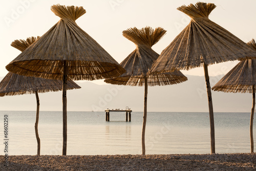 Fototapeta Naklejka Na Ścianę i Meble -  five parasol