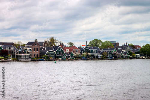 Old traditional houses at Zaanse Schans, Netherlands