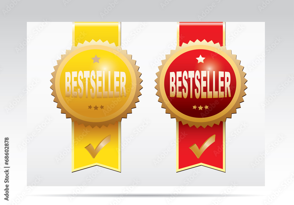 Fototapeta premium Bestseller label.