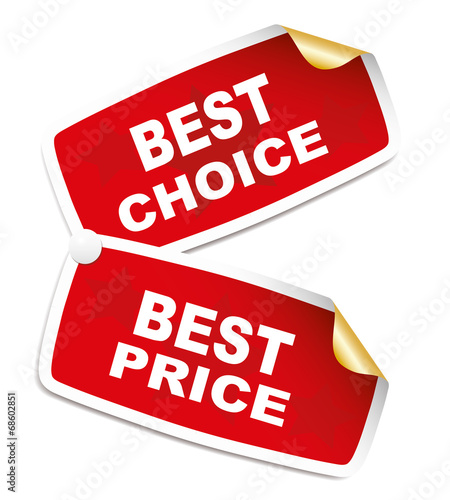 Best price and best choice stickers