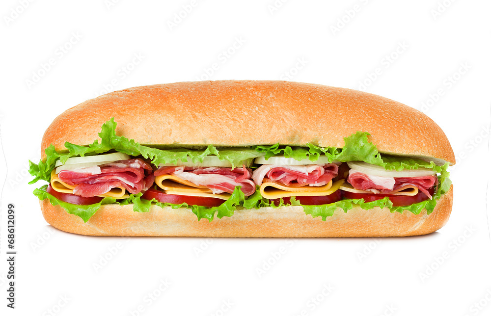 sandwich isolated on white background sandwich isolated on white background