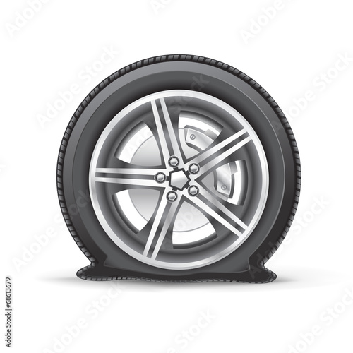 flat tire
