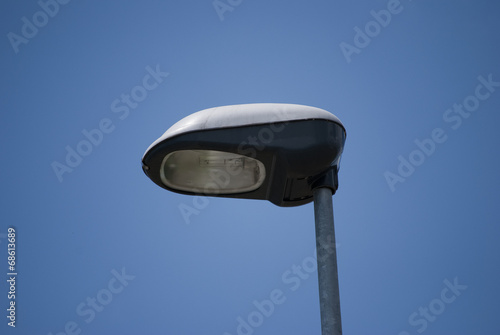 Futuristic street lamp