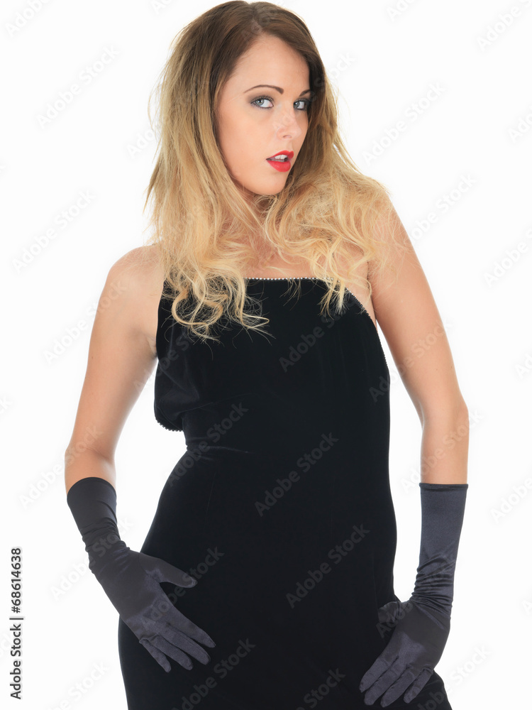 Fototapeta premium Shy Demure Young Woman