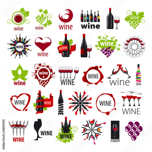 biggest collection of vector logos wine