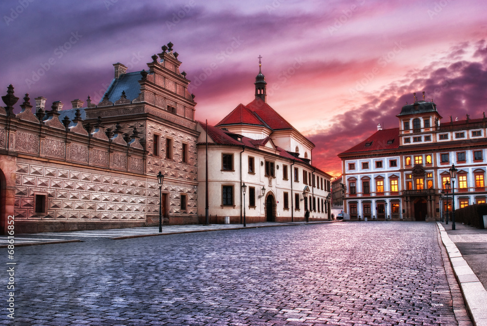 Obraz premium street of Prague, Czech Republic