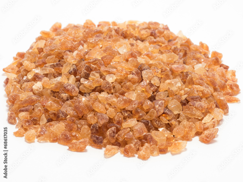 Cane sugar isolated on white Cane sugar isolated on white