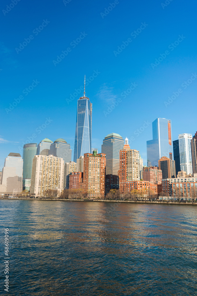 Obraz premium Panorama of downtown Manhattan