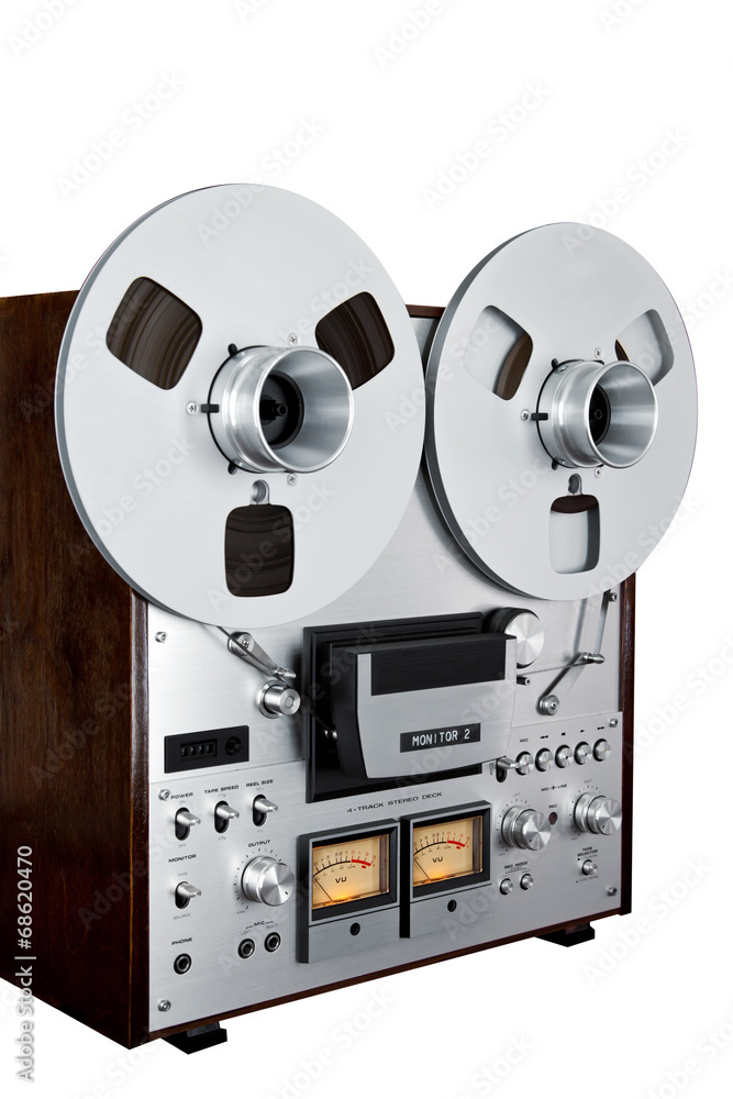 Classic Open Reel Tape Deck Of 70s And 80s Stock Photo, Picture and Royalty  Free Image. Image 708617.