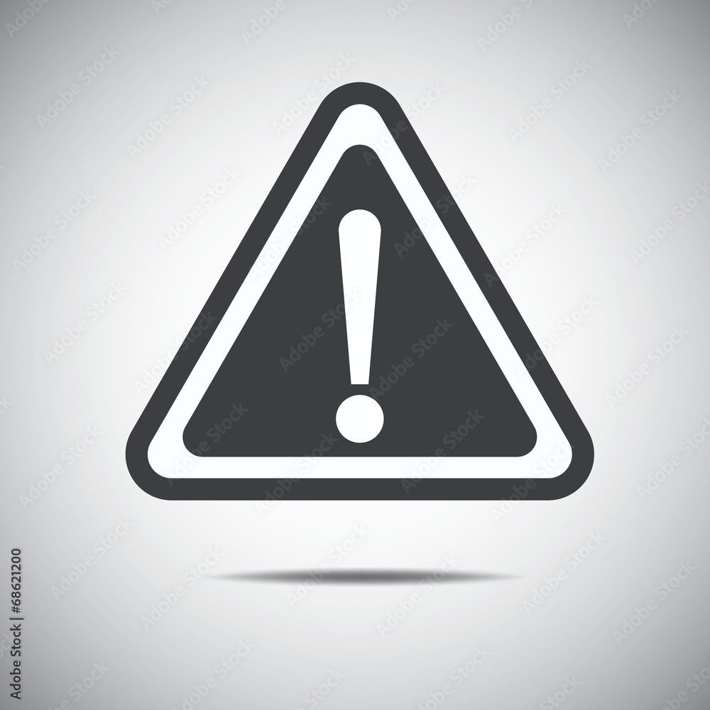 attention sign with exclamation mark icon attention sign with exclamation mark icon