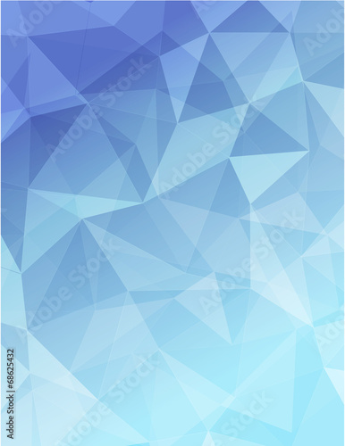 blue polygon geometric abstractbackground