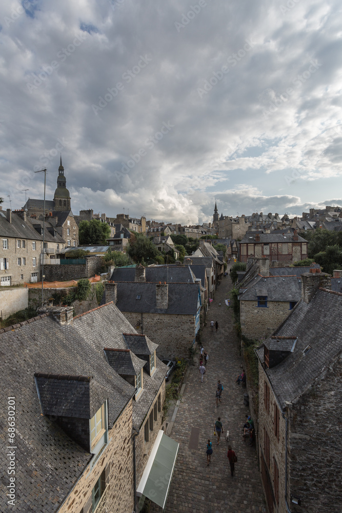Ville de Dinan en Bretagne