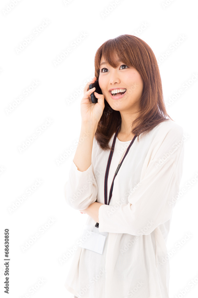 asian businesswoman on white background asian businesswoman on white background