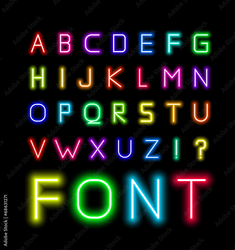Neon Font Neon Font