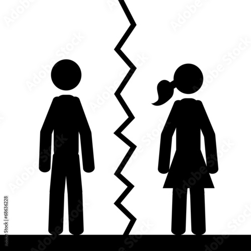 Split couple