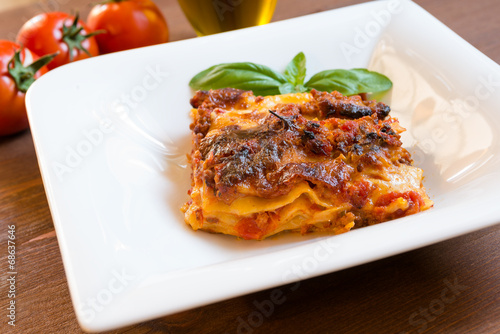 Lasagne al forno, cucina italiana
