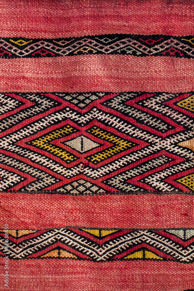 Close up view of a traditional portuguese carpet or rug texture. Close up view of a traditional portuguese carpet or rug texture.