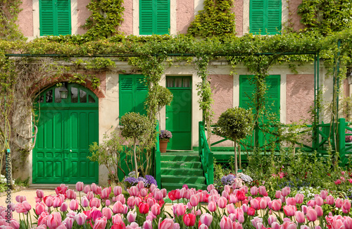 Maison et jardins de Claude Monet à Giverny (France) photo