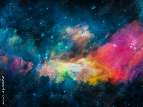 Fototapeta Naklejka Na Ścianę i Meble -  Nebula Abstraction