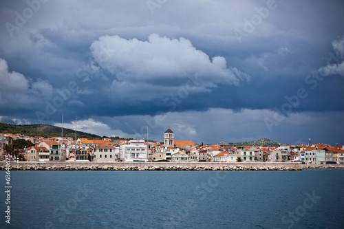 Vodice is a small town on the Adriatic coast in Croatia © dvoevnore