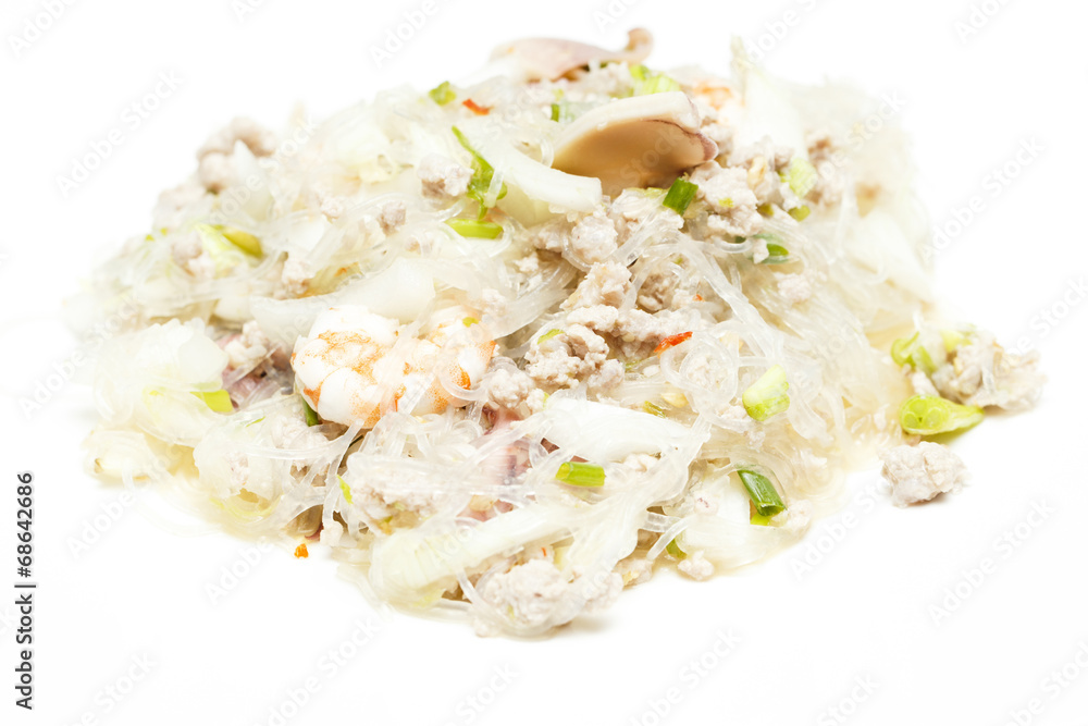 thai vermicelli and seafood dress salad thai vermicelli and seafood dress salad