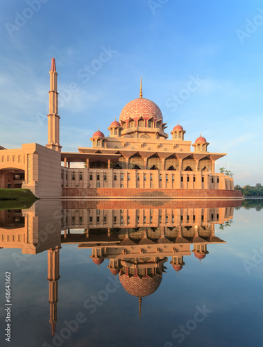 Putra Mosque at Putrajaya, Malaysia