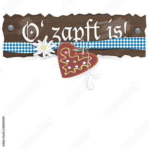 Hintergrund Oktoberfest Holz