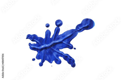 farb spritzer blau; farbklecks, abdruck