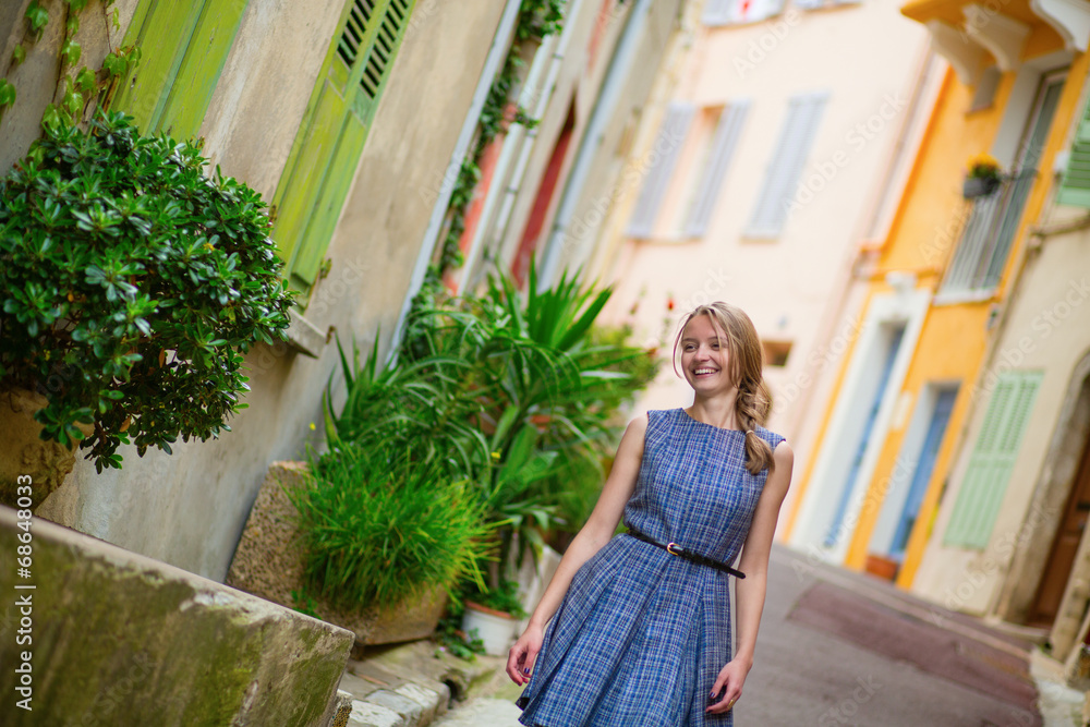 Girl in Cannes, France Girl in Cannes, France