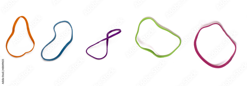 custom made wallpaper toronto digitalhorizontal row of colorful elastic rubber bands