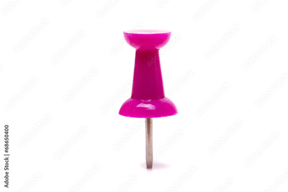 single purple push pin single purple push pin