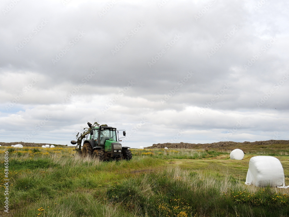 Fototapeta premium Tracteur