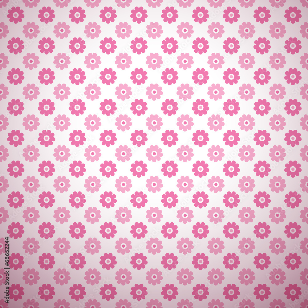 Cute abstract floral bright patterns. Vector illustrati