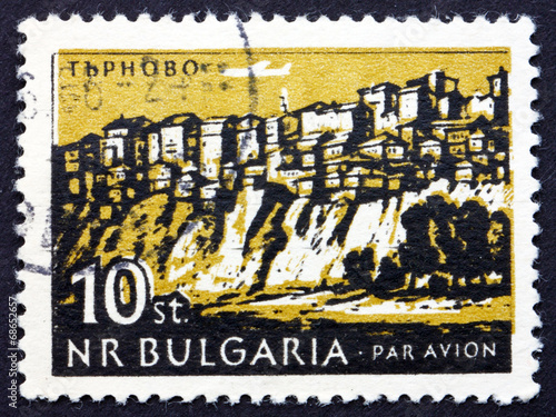 Postage stamp Bulgaria 1962 View of Veliko Tarnovo