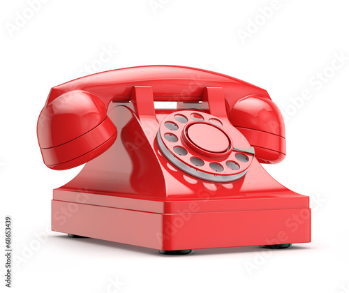 retro (vintage) red phone