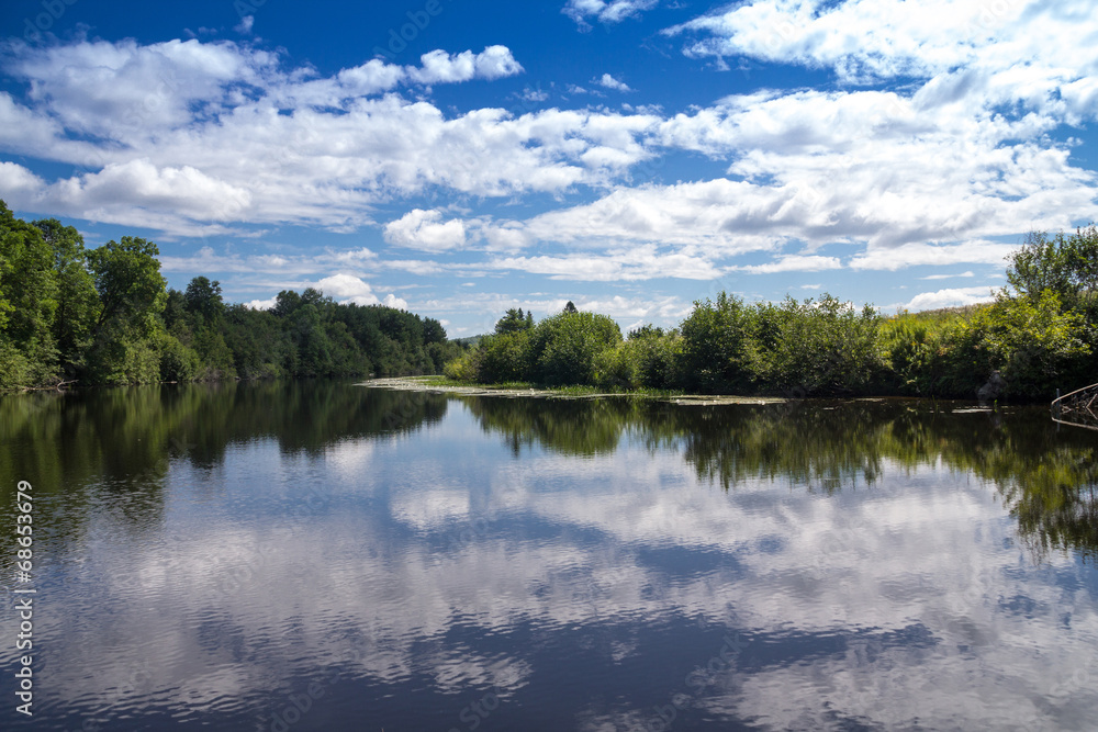 Maskinongé River, Qc, Canada landscape