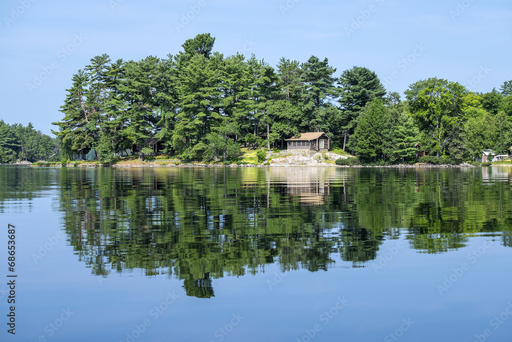 Cottage on a Tranquil Lake