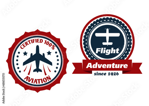 Aviation and flight symbols
