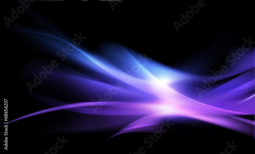 Abstract dark magenta & blue background with mesh and wave