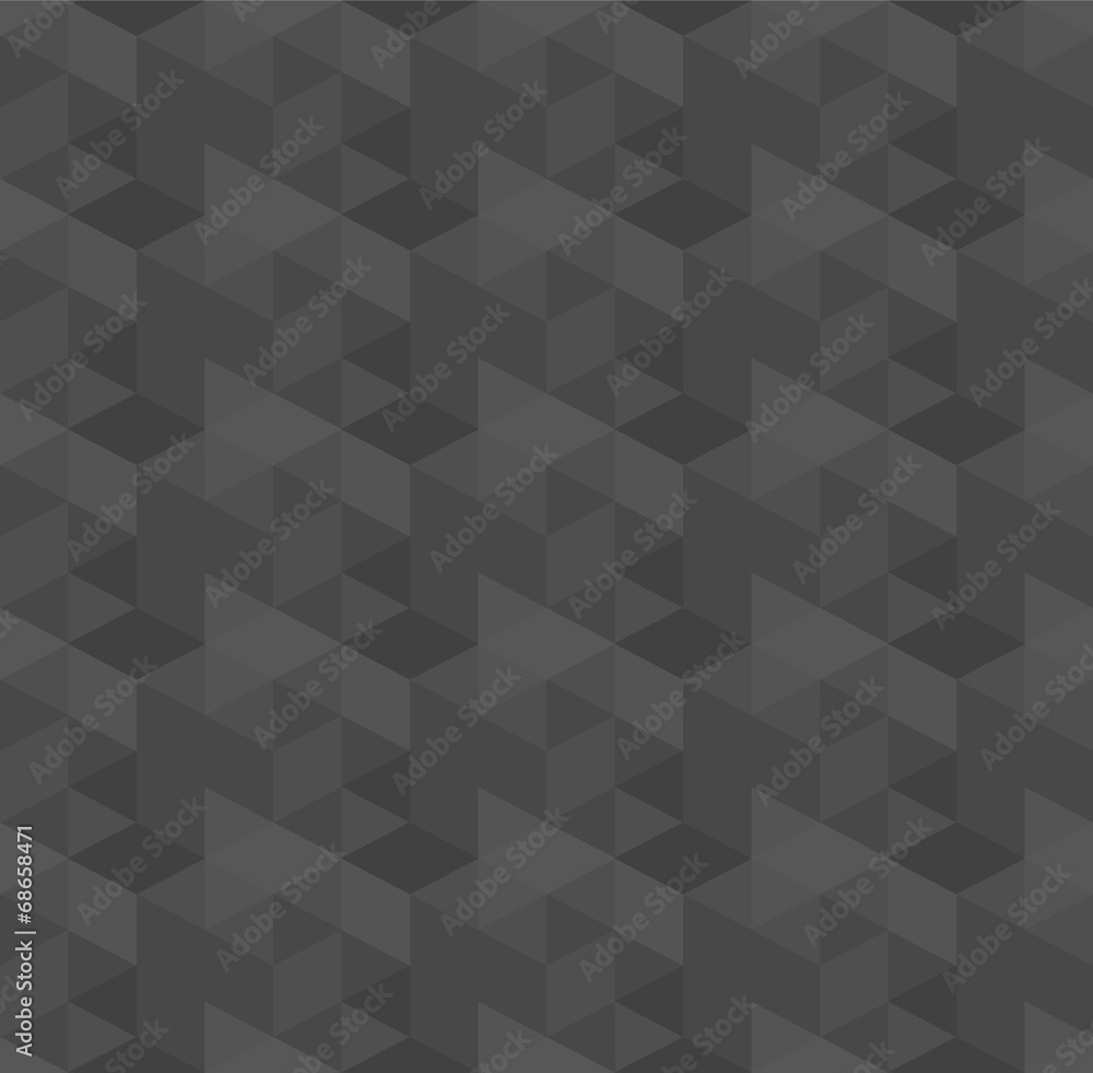 dark grey geometric seamless pattern background, vector