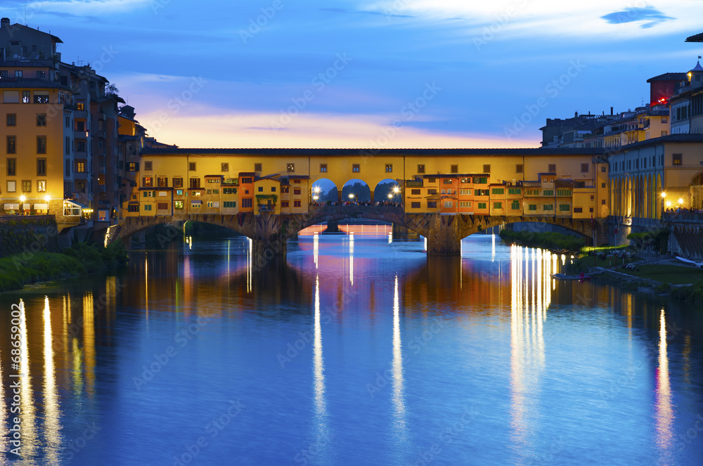 Ponte Vecchio - the bridge-market Florence.Italy