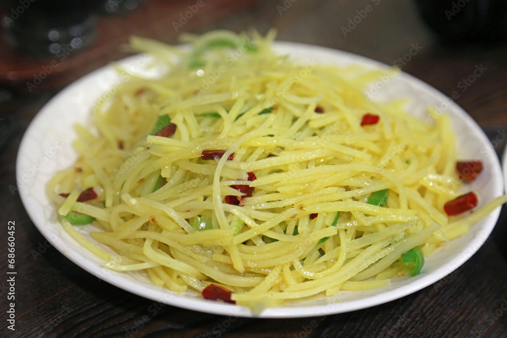 Chinese Shredded Potatoes Chinese Shredded Potatoes